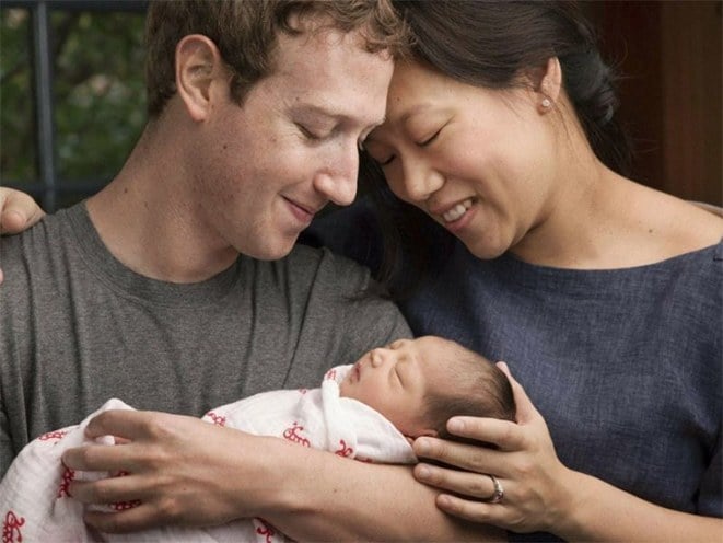 Mark Zuckerberg and Priscilla Chan