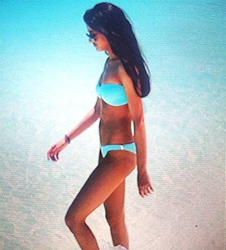 Navya in bikini