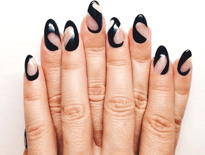 Negative Space Nail Art
