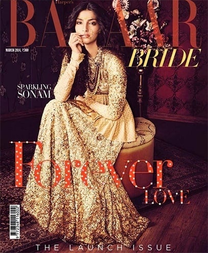 Sonam Kapoor magazine cover