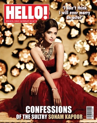 Sonam Kapoor photoshoot for magazine cover