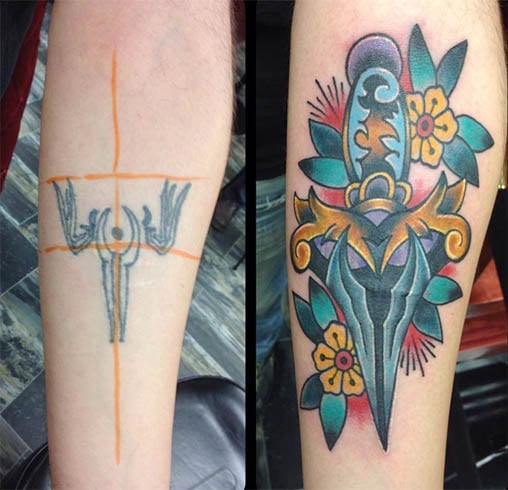 34 Tattoo Cover-ups That Will Leave you Amazed