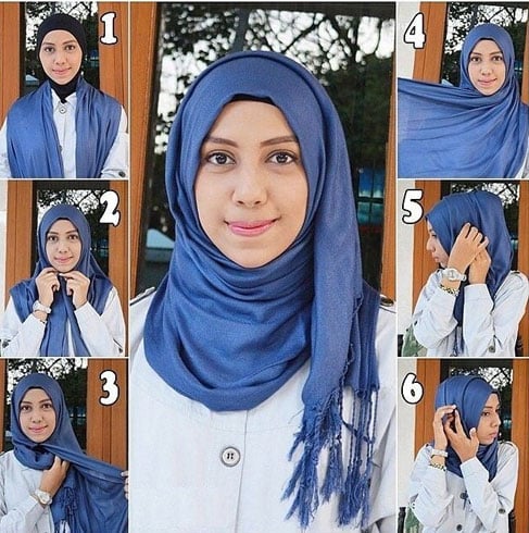 wear it like a hijab