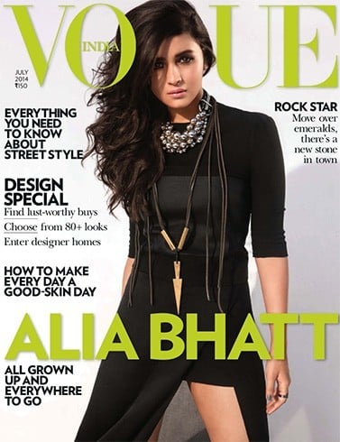 Alia Bhatt on Vogue cover