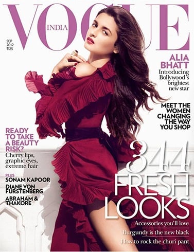 Alia Bhatt on Vogue