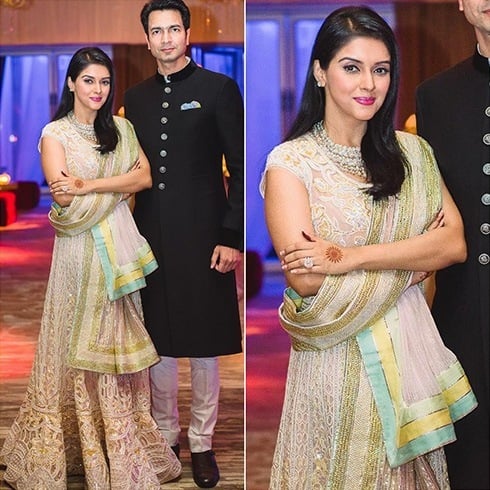 Asin and Rahul Sharma Reception