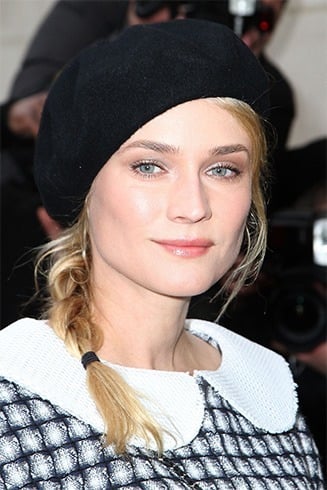 Beret side braid