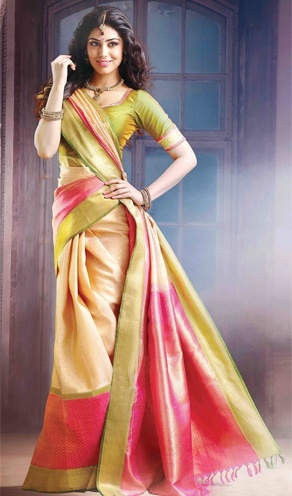 best colorful saree designs