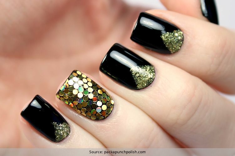 11 Edgy Black Nail Designs to Try This Season