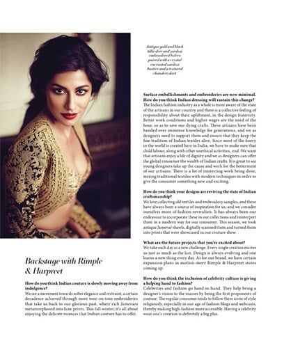 Chitrangada Singh Bridal Look for LOfficiel India