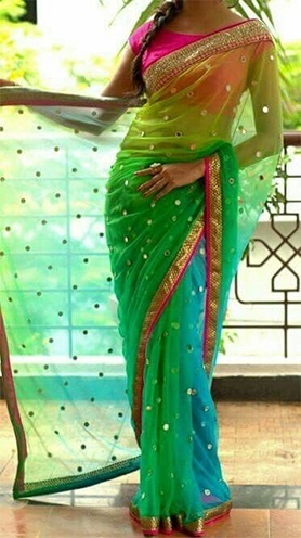 cotton made saree patterns