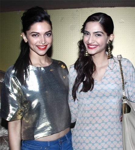 Deepika Padukone and Sonam Kapoor