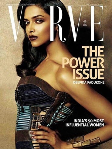 Deepika Padukone on Verve