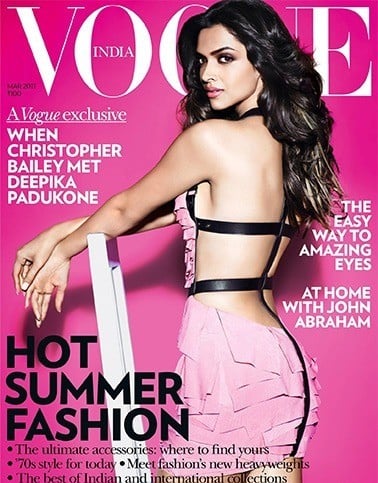 Deepika Padukone on Vogue Magazine