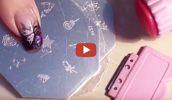 how to make your own nail stamping plate