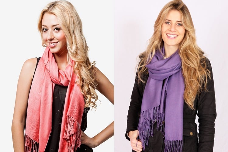 How To Wear A Pashmina Scarf