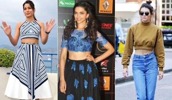 how to wear crop tops without showing stomach