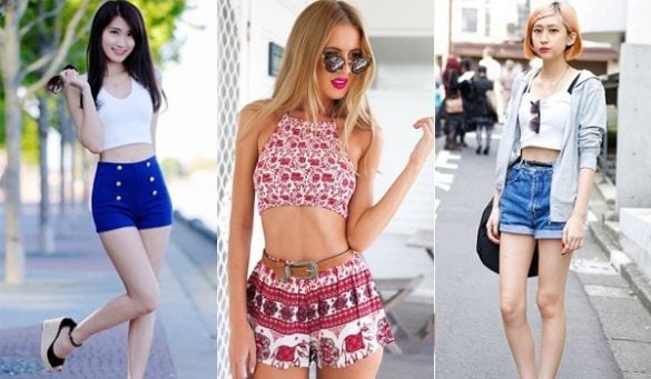 How To Wear High Waisted Shorts