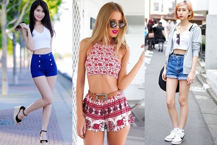 How To Wear High Waisted Shorts