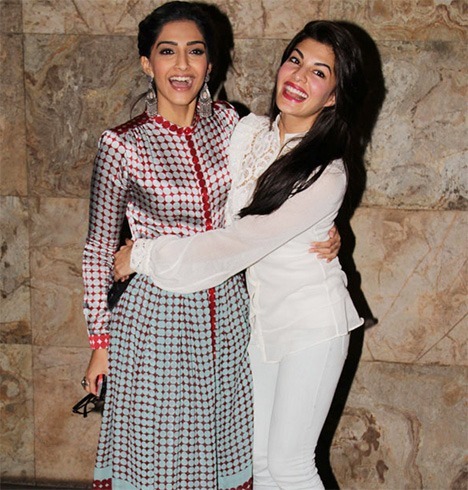 Jacqueline Fernandez and Sonam Kapoor