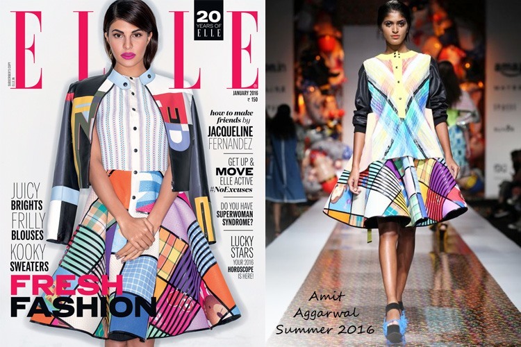 Jacqueline Fernandez on Elle India 2016 Magazine Cover