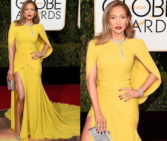 Jennifer Lopez at Golden Globe Awards 2016