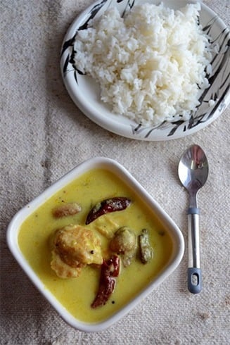 Kadhi and rice