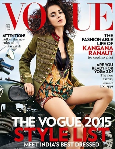 Kangana Ranaut Cover Page