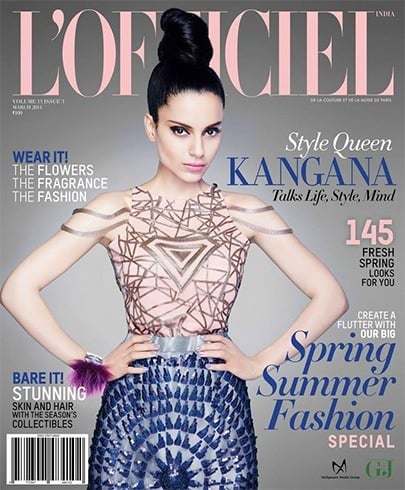 Kangana Ranaut on Lofficiel