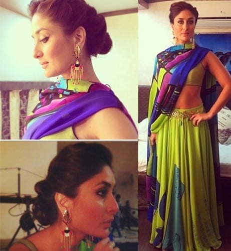 Kareena Kapoor in Green Lehenga