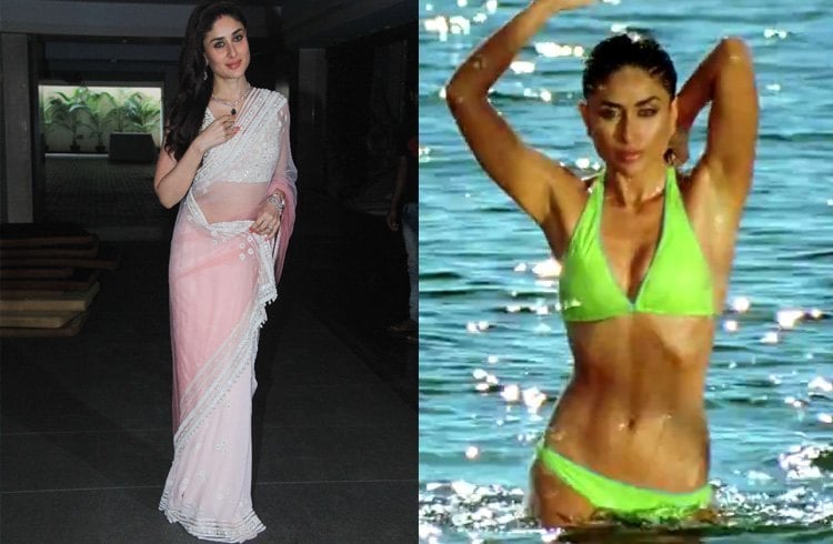 Kareena Kapoor in Saree and Bikini