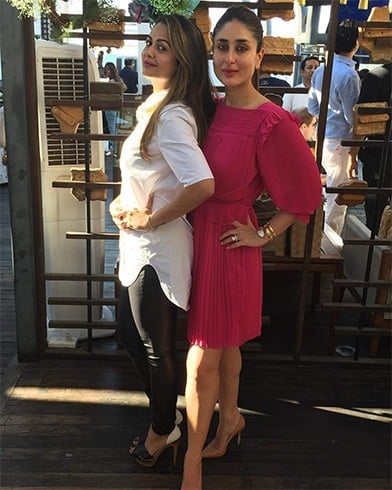 Kareena Kapoor Khan and Amrita Arora