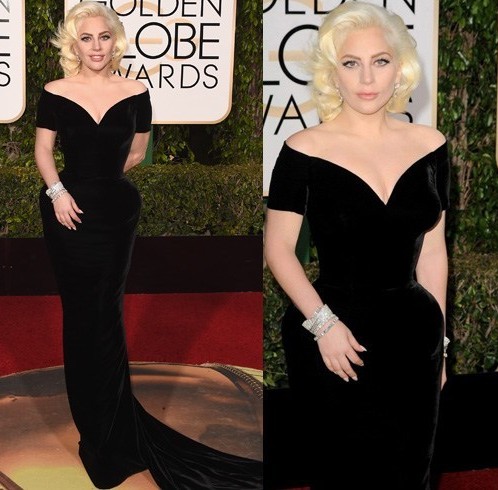 Lady Gaga at 73rd annual Golden Globe Awards