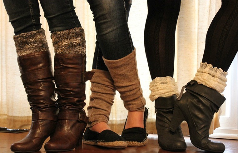 Leg Warmers With Different Footwear