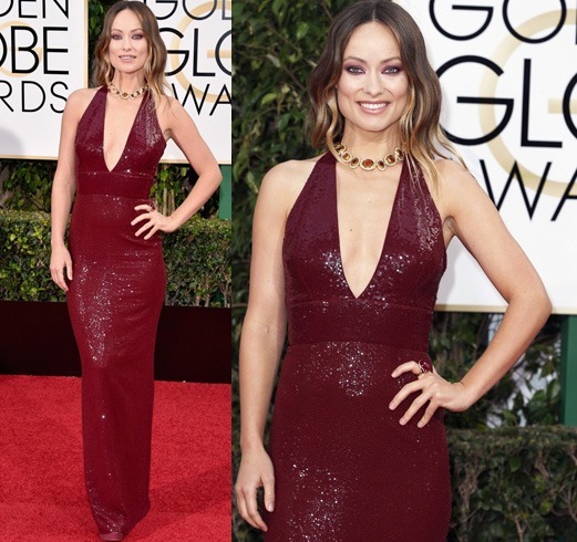 Olivia Wilde at 73rd Golden Globe Awards