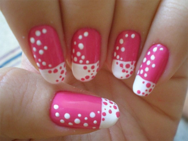 Pink and White Long Nail Ideas Pink and White Long Nail Ideas