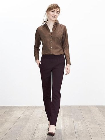 Plain drapey pant