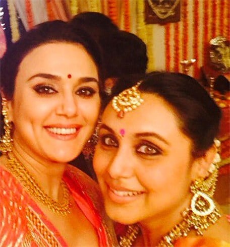 Rani and Preity Zinta selfie