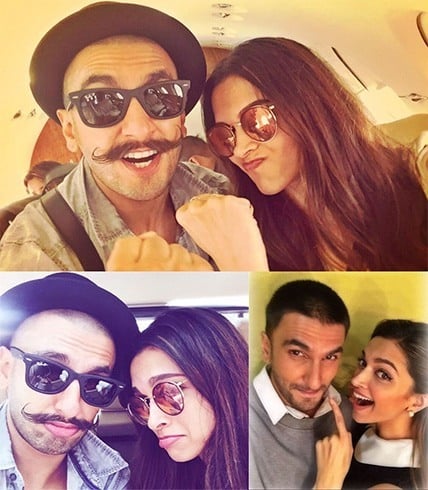 Ranveer And Deepika Selfies