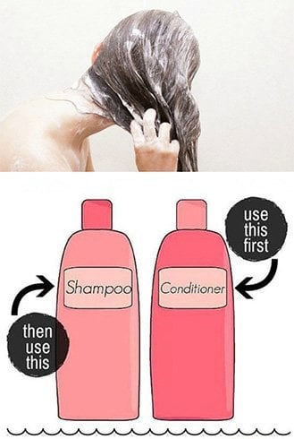 Reverse shampooing