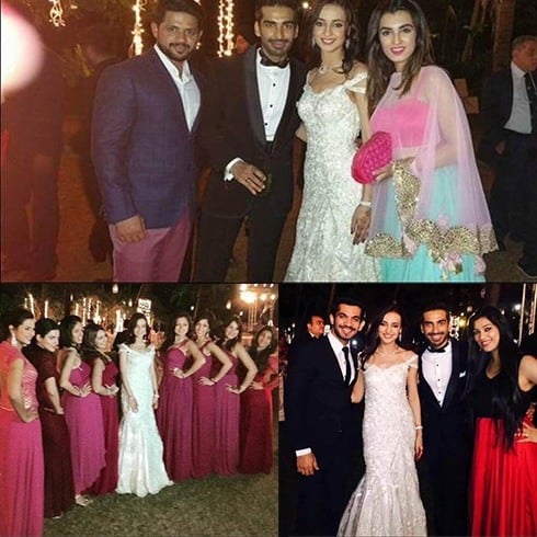 Sanaya Irani And Mohit Sehgal Reception