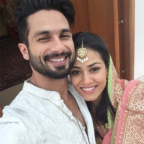 Shahid And Mira Selfie