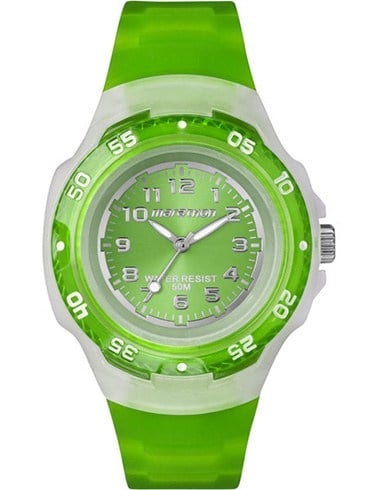 Timex green watch