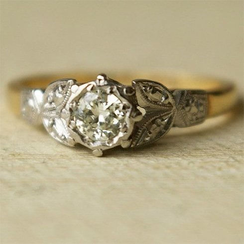 Vintage engagement rings