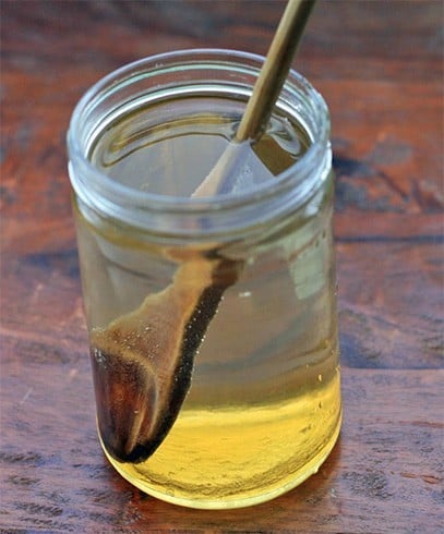 Warm water with honey