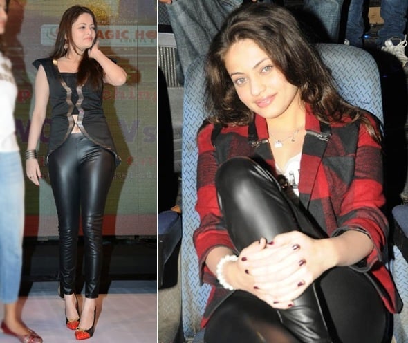 ways to wear leather pants outfits