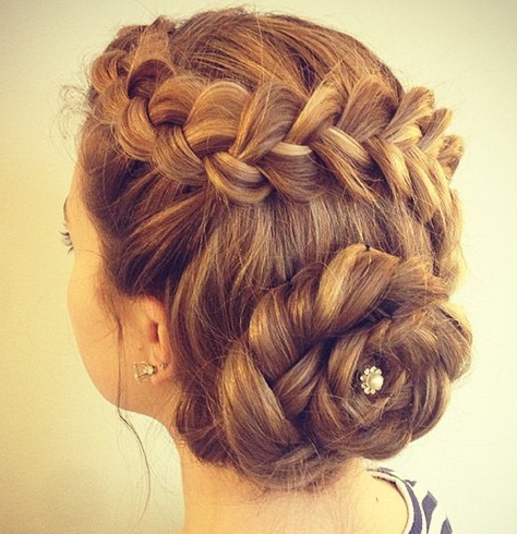 Braided Florette Updo