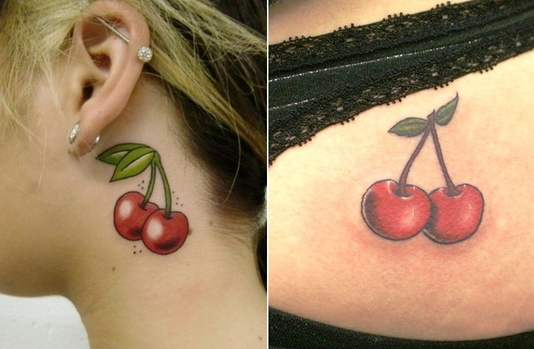 Cherry Tattoo for Girls