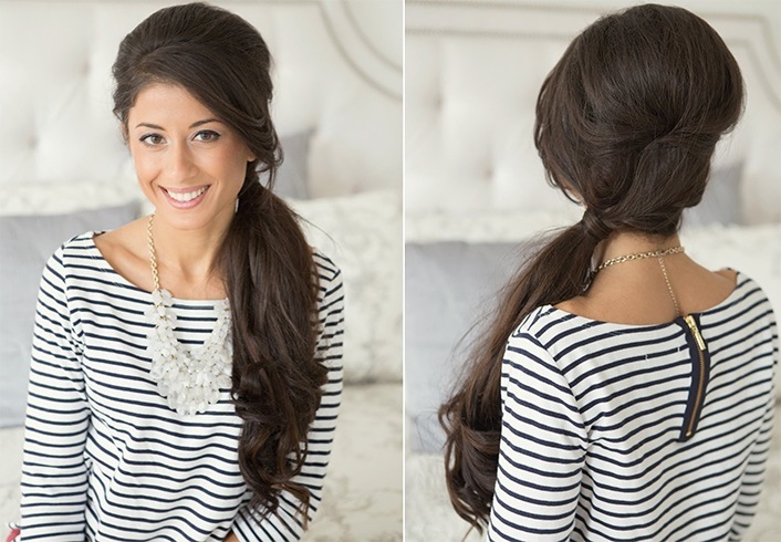 Easy And Stylish Retro Hairstyle