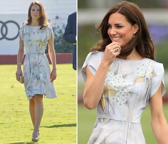 Kate Middletons Floral Gown